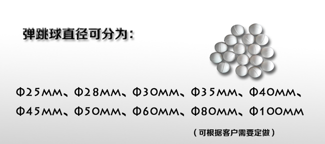 振動篩分機彈力球型號